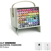 ARRTX Feutres double face Alp, 80 couleurs (80x)