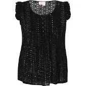 IZIA Haut 'Boho' noir