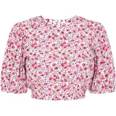 Swirly Chemisier 'Spring Summer' bleu / vert / rose clair / blanc