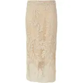 Comma Jupe beige clair