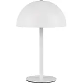 TRIO Lampe de table LED, métal blanc, variateur tactile, batterie, H 21 cm