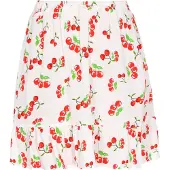 Swirly Jupe 'Young Fashion' citron vert / rouge / blanc cassé