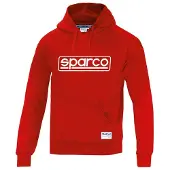 Sparco Hoodie Sparco Rouge Frame pour Sport et Loisirs