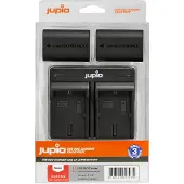 Jupio Kit : Batterie LP-E6 1700 mAh (x 2) + Chargeur double