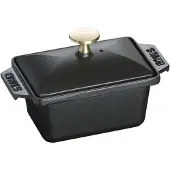 Staub Petite terrine rectangulaire 15 x 11cm - noir