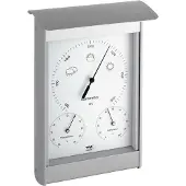 TFA-Dostmann TFA - Analoge Außenwetterstation aus Aluminium 20.2045 - silber