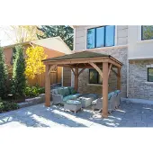 Westmann Pavillon en bois Devon 1212 Naturel 366x366x320 cm