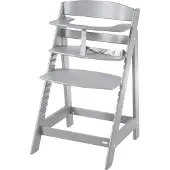 Roba Chaise haute d'escalier 'Sit Up Flex', évolutive de la chaise haute pour bébé à la chaise pour adolescent, bois taupe