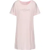 s.Oliver Chemise de nuit rose / rose clair / noir