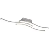 REALITY IMPORT Plafonnier LED ROUTE 5 W, 4 000 K, 600 lm, métal blanc argenté, dimensions : 7 x 56 x 56 cm, IP20, RL