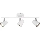 TRIO Spot LED TOULOUSE 3,5 W, 3000 K, 400 lm, métal blanc chromé, dimensions : 17 x 48 x 9 cm, IP20, RL