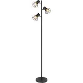 Globo Lighting Lampadaire métal noir mat, 3x E27