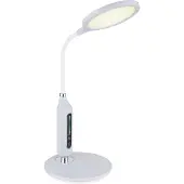 Globo Lampe de table plastique gris mat, LED