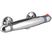 Schutte Robinet de douche SCHÜTTE SUPRA avec thermostat, thermostat, mitigeur de douche, thermostat de douche en chrome