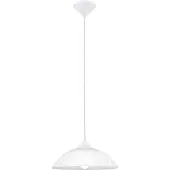 Eglo Lampe à suspension Vetro ondulé blanc