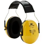 Peltor 87-98 Db Snr 27 Db Headset Hearing Protectors Jaune