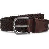BOSS Ceinture en cuir tressée
