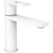 Schutte Robinet salle de bain MANHATTAN Robinet de lavabo blanc mat Mitigeur 33018