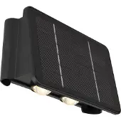 Globo Lampe murale solaire Lutron Noir