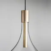 Davide Groppi Cathode Suspension Brushed brass | 2700 K | DALI