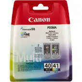 Canon PG-40 / CL-41 - Noir + 3 couleurs - Cartouche d'encre - Multipack