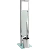 Wenko Toiletbutler Rivalta RVS mat - Toiletborstel met houder, Toiletrolhouder en Reserverolhouder