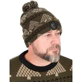 Fox International Festive Bobble Beanie Vert Homme,Femme