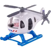 Cavallino Toys -Hélicoptère de la police avec figurine, 29,5 cm