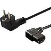 Savio CL-116 Câble d'alimentation IEC C13 (1.80 m), Câble d'alimentation, Noir