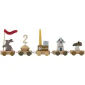 Bloomingville Mini Alfi Décoration D'anniversaire | Marron | Fsc100% | Mdf | 82049943