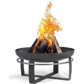 Cookking Brasero de jardin VIKING en acier-Naturel-Naturel-Ø 80cm--