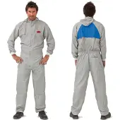 3M Paintshop Coverall Combinaison réutilisable, grise, lavable, taille L