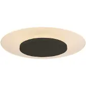 Steinhauer - plafonnier - Lido - noir - plastique métal - Ø 42cm - LED - 7799ZW