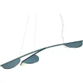 Flos - Almendra - Suspension S3 | Bay Blue Metallized