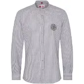 Spieth & Wensky Chemise folklorique gris / blanc