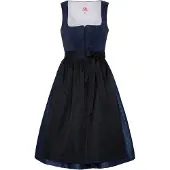 Spieth & Wensky Dirndl 'Felina' bleu foncé / noir
