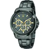 Maserati Montre à affichage analogique gris