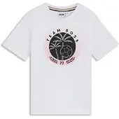 BOSS T-shirt en coton avec motif artistique créatif pour enfant