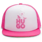 HUGO Casquette avec devant en mousse et logo imprimé pour enfant