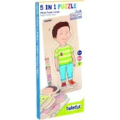 Beleduc Puzzle Anatomie Masculine 5 En 1 29 Pièces