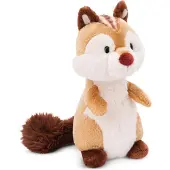 Nici Chipmunk Jojo Assis Sur Un Ours En Peluche 27 Cm Beige Green Beige Green