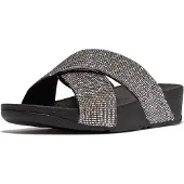 FitFlop FitFlop Lulu Cross Slide - Glitterball ARGENT 36