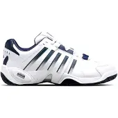 K-Swiss Chaussures de Tennis K Swiss Men Accomplish IV Omni White Peacoat Silver-Taille 46