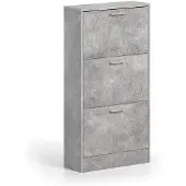 Rousseau Armoire à chaussures Carini 3 tiroirs - béton