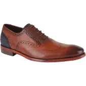 Floris van Bommel Chaussure à lacets 'De Stapper 03' marron châtaigne / rouille / noir