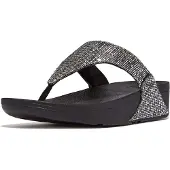 Original Brands FITFLOP FitFlop Lulu Toe Post - Glitterball ARGENT 36