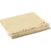 J-Line Plaid Coton inégal Jaune-Beige