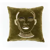 Furnilux Coussin By-Boo Dax Green 50 x 50 cm