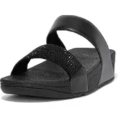 FitFlop Lulu Crystal Sandales Noir UE 36 Femme Noir UE 36
