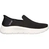 SKECHERS Slip-Ins : GO WALK Flex - Relish 124963-BKW, Baskets, Femme, Noir